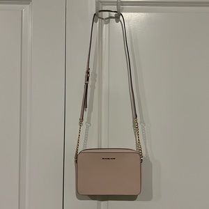 NWT Michael Kors powder blush long crossbody